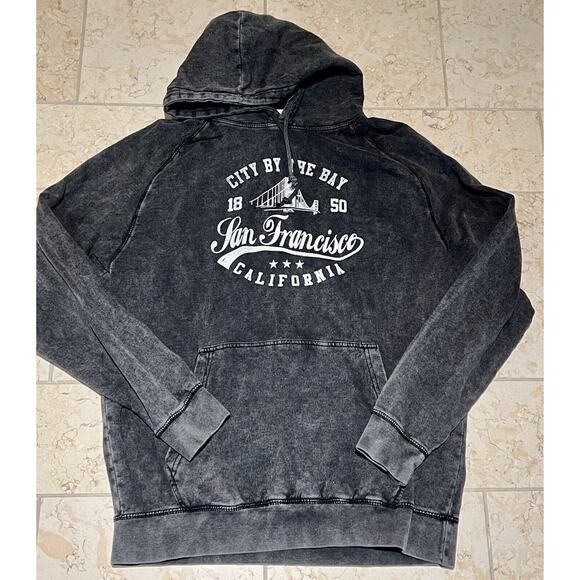 San Francisco City by Lane Seven Sweatshirt Hoodie, California USA Size L - Picture 2 of 6